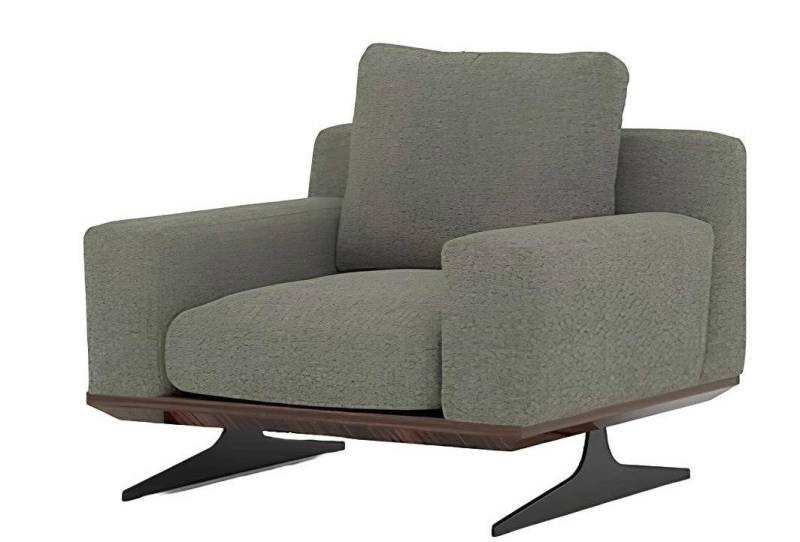 Xlmoebel Loungesessel Exklusiver Designer-Stuhl Moderne Polstersitzmöbel Einrichtung Grau (Sessel), Hergestellt in Europa von Xlmoebel