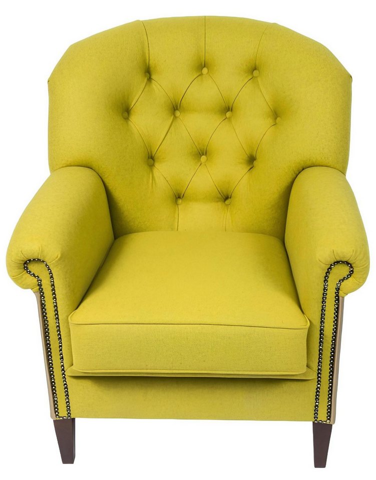 Xlmoebel Loungesessel Gelber Einzelsitzer Ohrensessel Relaxsessel Fernsehsessel (Sessel), Hergestellt in Europa von Xlmoebel
