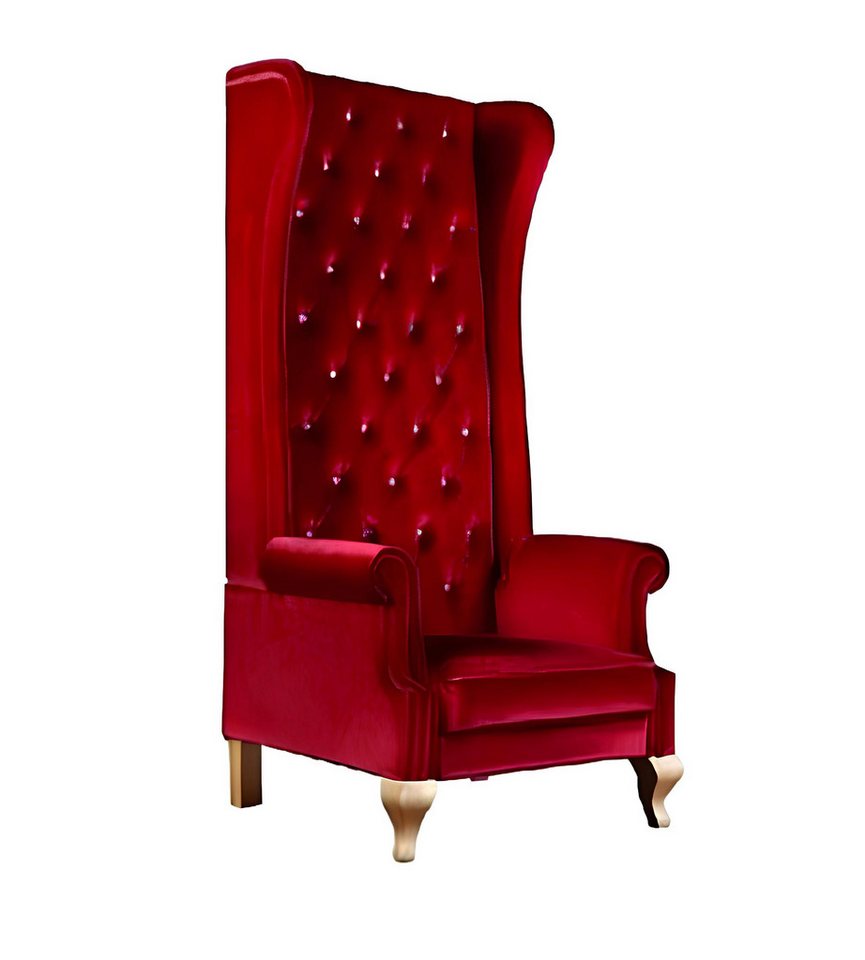 Xlmoebel Ohrensessel Königlicher Chesterfield-Sessel im antiken Stil, Einzelstück, neu, Hergestellt in Europa von Xlmoebel