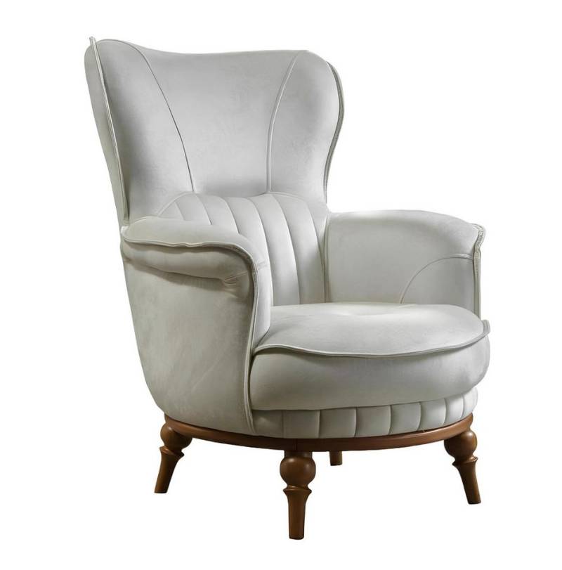 Xlmoebel Ohrensessel Komfortabler Stoff-Sitz mit luxuriösem Design für das Wohnzimmer (Sessel), Hergestellt in Europa von Xlmoebel
