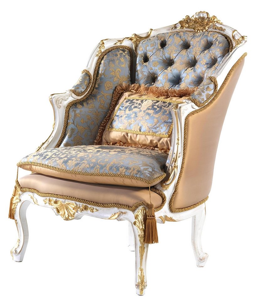 Xlmoebel Sessel Lesesessel Bibliothek Ohrensessel Couch Polstermöbel Luxusdesign (Sessel), Hergestellt in Europa von Xlmoebel