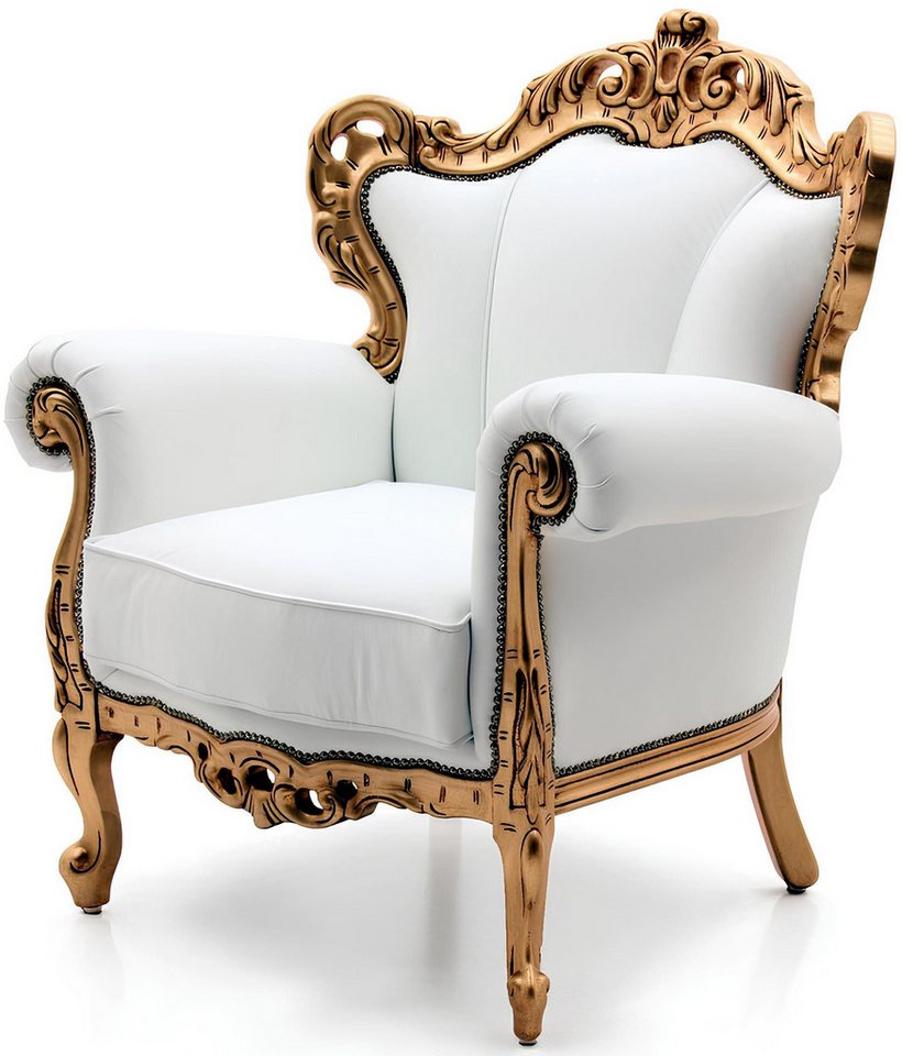 Xlmoebel Ohrensessel Luxuriöser Design Klassiker Moderner Armlehnen Stoff-Sessel Einzelsofa (Sessel), Hergestellt in Europa von Xlmoebel