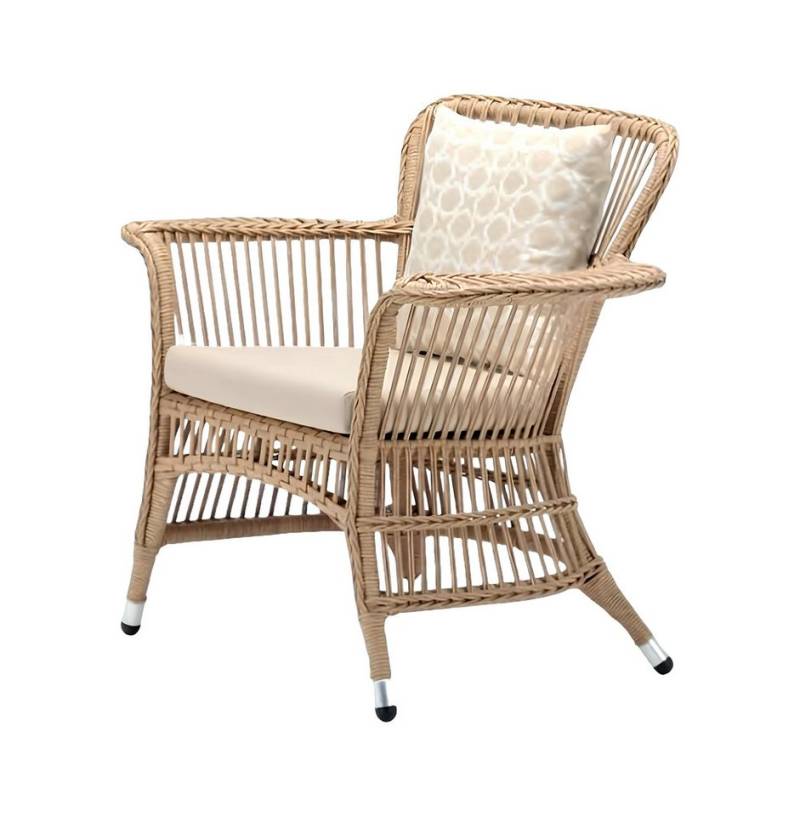 Xlmoebel Rattanstuhl Luxuriöser Terrassenstuhl in modernem Beige mit stilvollem, Hergestellt in Europa von Xlmoebel
