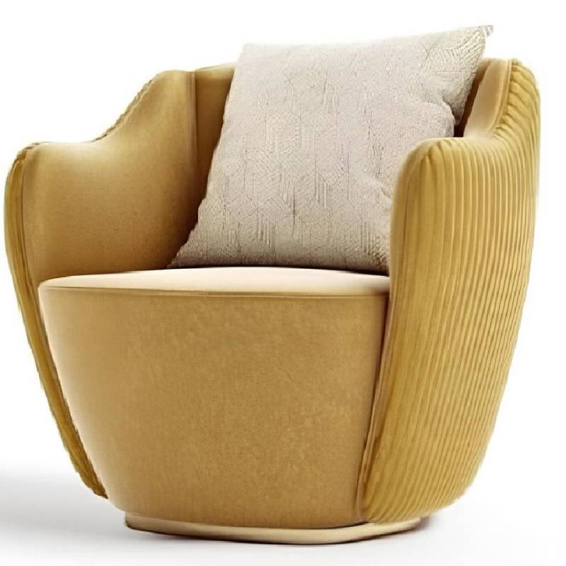 Xlmoebel Chesterfield-Sessel Moderner Polstersessel aus Stoff im modernen Design (Sessel), Hergestellt in Europa von Xlmoebel