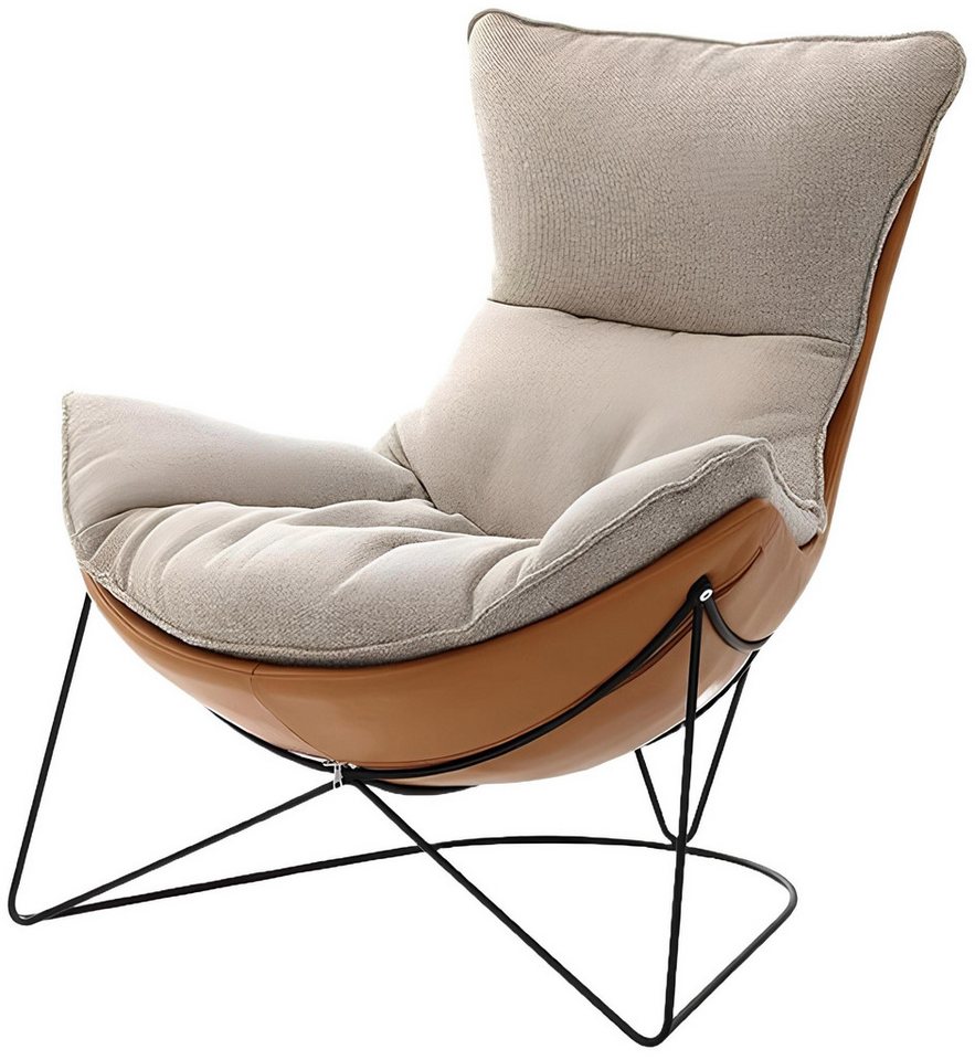 Xlmoebel Loungesessel Modernes Textil-Sofa mit drehbarem Design für entspanntes Fernsehen (1-St., Sessel), Hergestellt in Europa von Xlmoebel