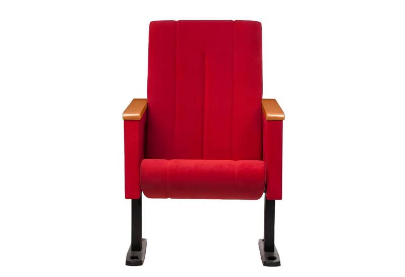 Xlmoebel Multimediasessel Modernes rotes Luxus-Sitzmöbel mit Designer-Touch aus Textil und Holz (Sessel), Hergestellt in Europa von Xlmoebel