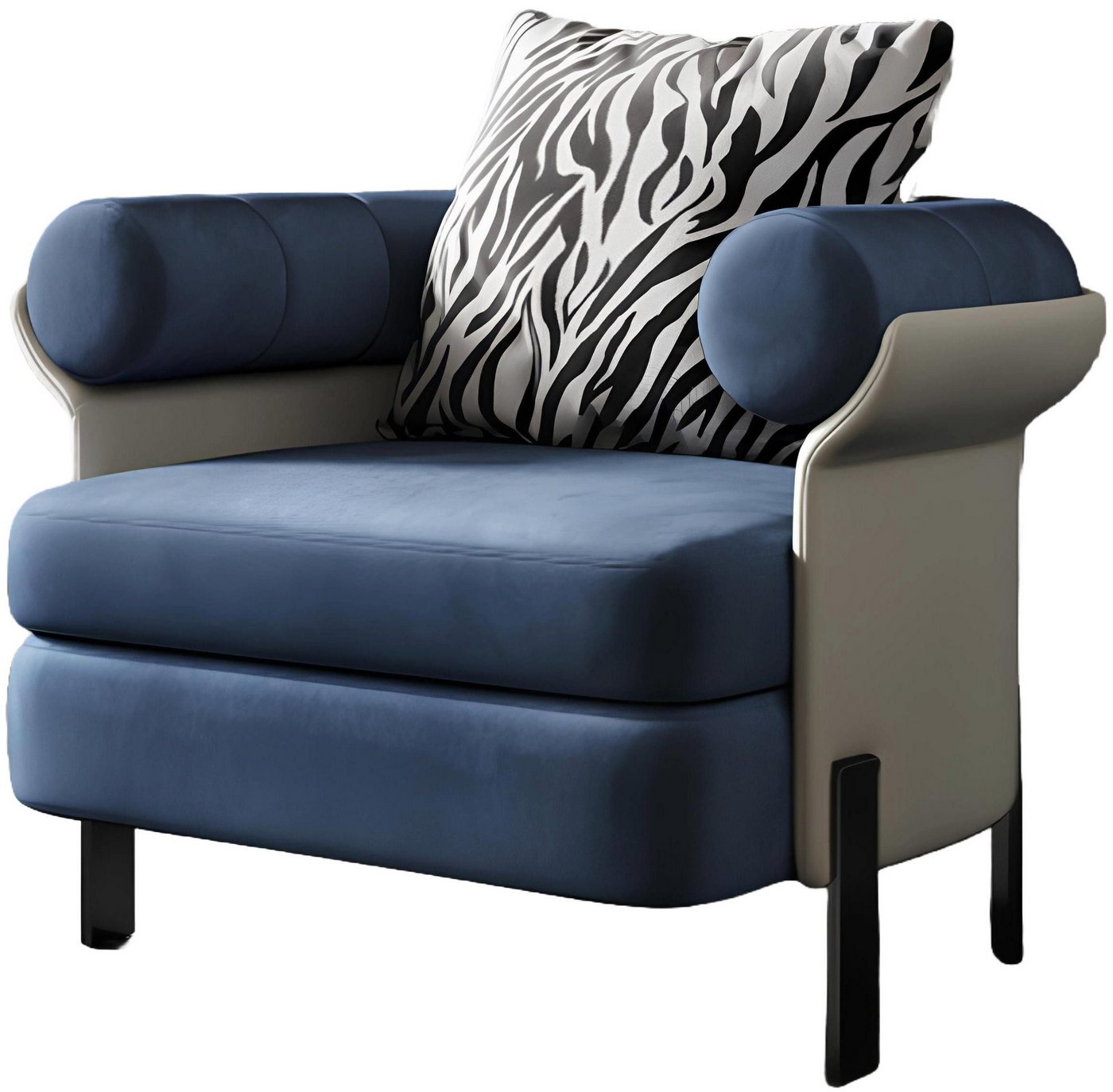 Xlmoebel Loungesessel Neuer Einzelsessel mit Polsterung im Designer-Loungestil (Sessel), Hergestellt in Europa von Xlmoebel