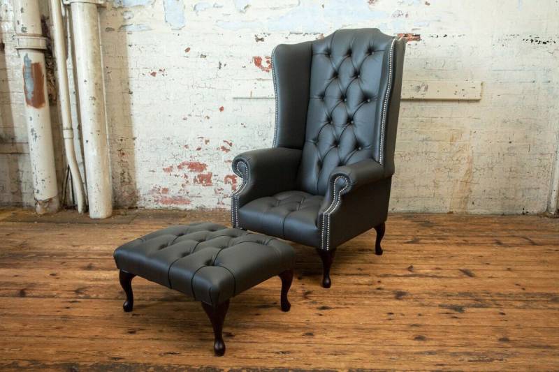 Xlmoebel Ohrensessel Neuer Einzelsitzer Fernsehsessel Chesterfield aus Stoffpolsterung (Sessel), Hergestellt in Europa von Xlmoebel