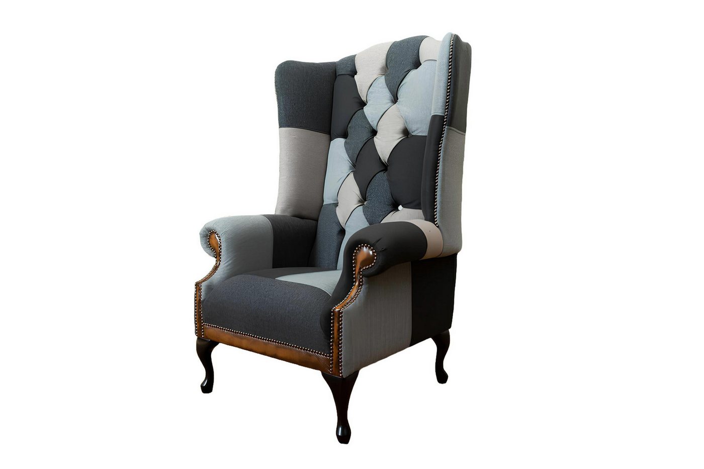 Xlmoebel Ohrensessel Neuer Samt-Einzelsofa-Club-Lounge-Designer-Sessel mit Lehne. (Sessel), Hergestellt in Europa von Xlmoebel