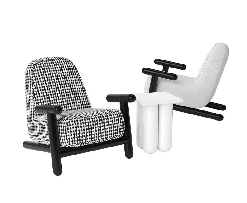 Xlmoebel Sessel Neuer Stoff-Loungesessel im modernen Design (1-St., Sessel), Hergestellt in Europa von Xlmoebel