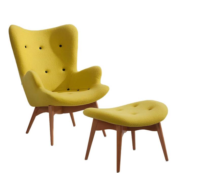 Xlmoebel Sessel Neuer hochwertiger Stoff-Loungesessel mit luxuriösem Polster (1-St., Sessel), Hergestellt in Europa von Xlmoebel