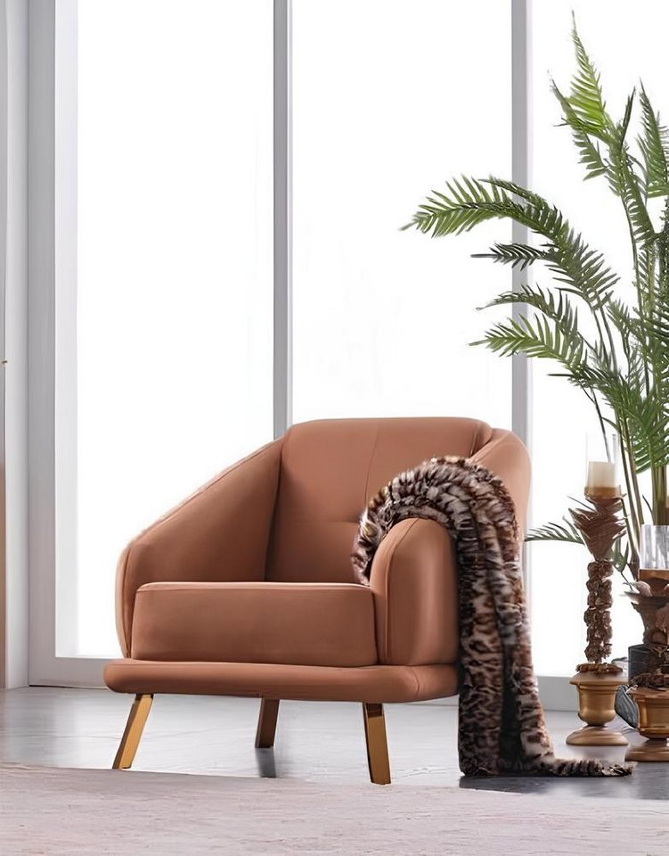 Xlmoebel Loungesessel Neuer moderner Luxus-Sessel für das Wohnzimmer mit Designer-Polsterung (Sessel), Hergestellt in Europa von Xlmoebel