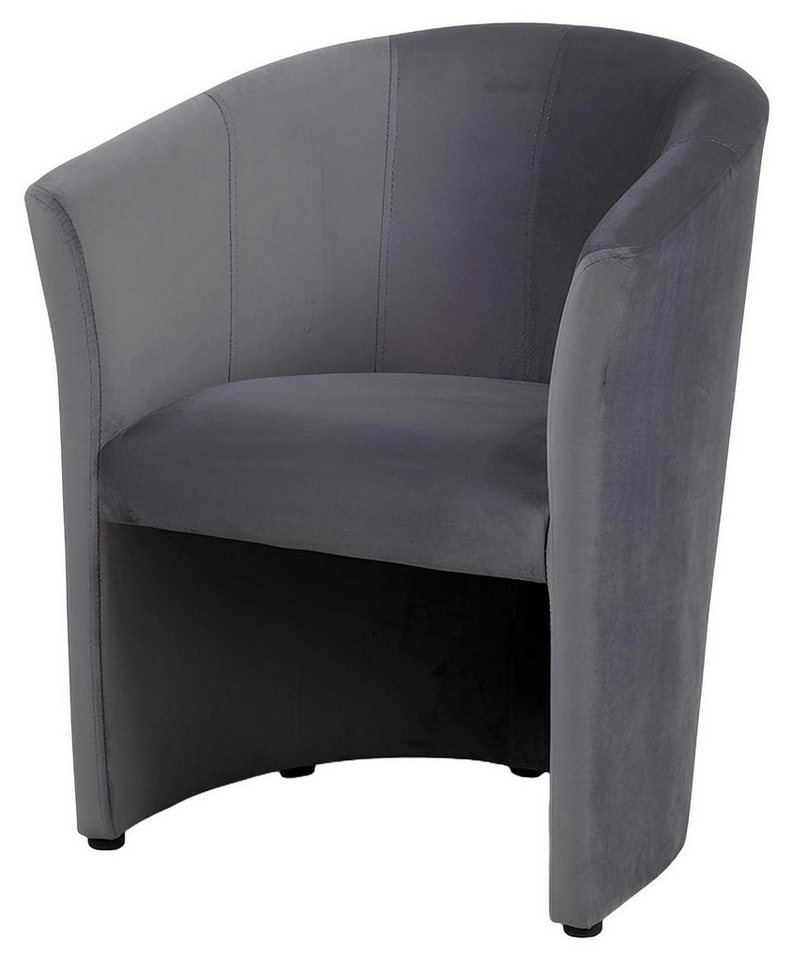 Xlmoebel Loungesessel Neuer schwarzer Einzelsitzer Clubsessel mit Lounge-Design (Sessel), Hergestellt in Europa von Xlmoebel