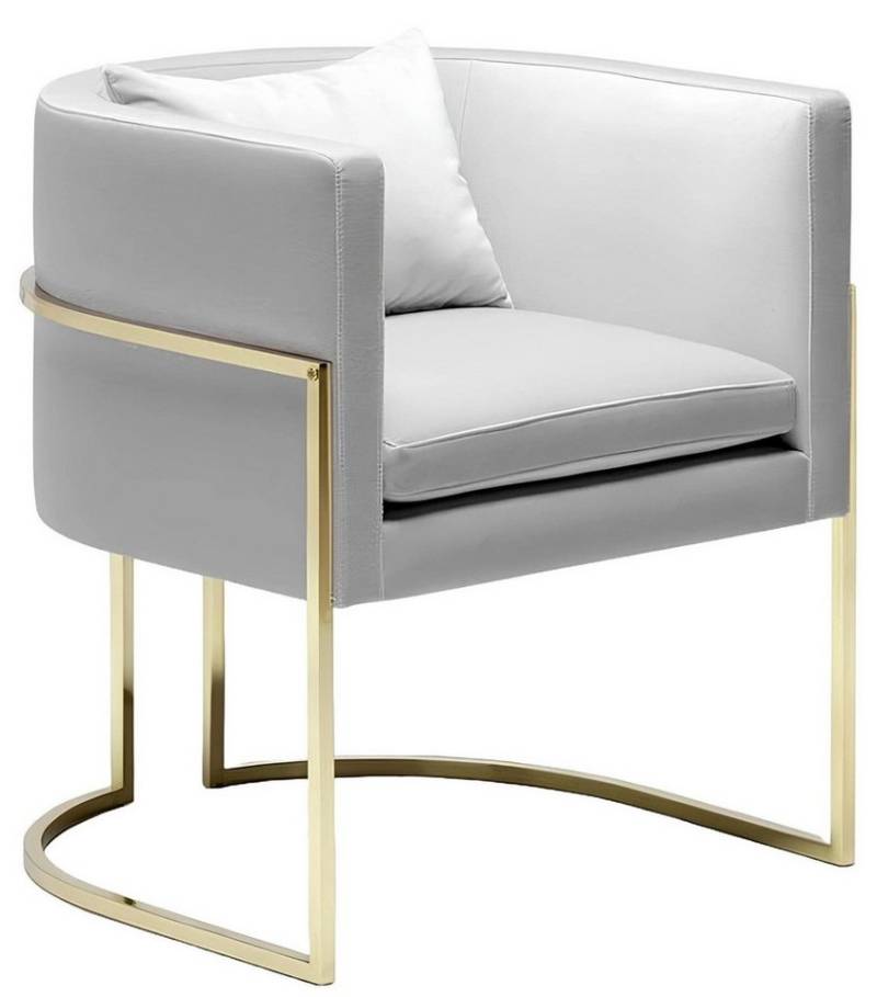 Xlmoebel Loungesessel Metall Design Sessel Lounge Club Relax Stühle Garnitur 4x (4-St., 4x Sessel), Hergestellt in Europa von Xlmoebel