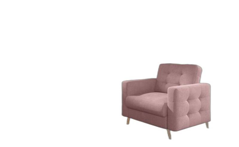 Xlmoebel Sessel Designer Stuhl Polster Relax Stoff Textil Lounge Sitzer bequem (1-St., Sessel), Hergestellt in Europa von Xlmoebel