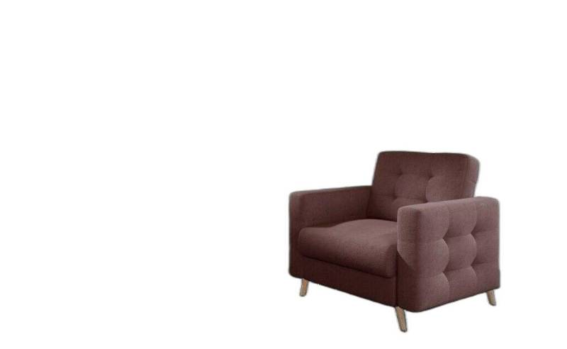 Xlmoebel Sessel Designer Stuhl Polster Relax Stoff Textil Lounge Sitzer bequem (1-St., Sessel), Hergestellt in Europa von Xlmoebel