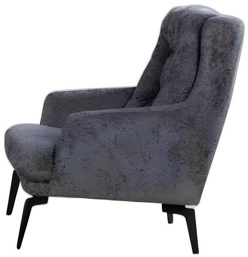 Xlmoebel Loungesessel grau Moderne Einsitzer Designer Sofa für Wohnzimmer Deko (1-St., Sessel), Hergestellt in Europa von Xlmoebel
