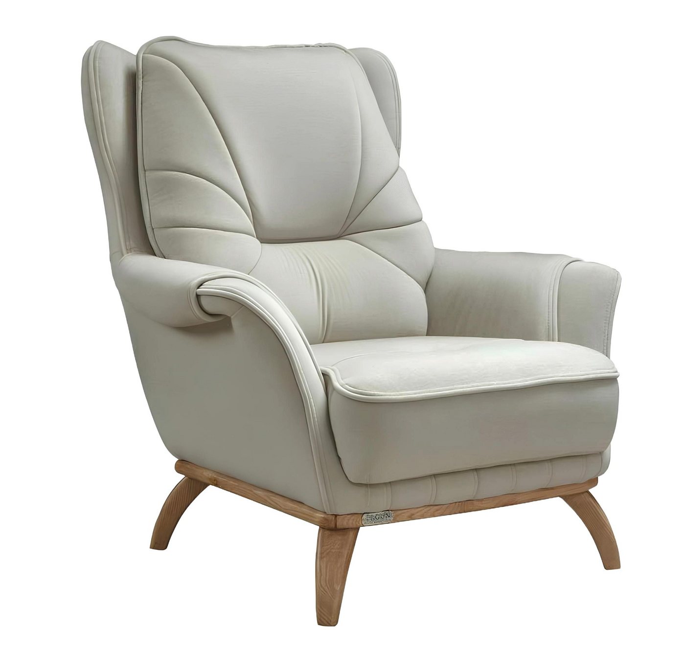 Xlmoebel Sessel Stuhl Polster Sitzmöbel Designer Sofa Stuhl Entspannung Kunstleder (Sessel), Hergestellt in Europa von Xlmoebel