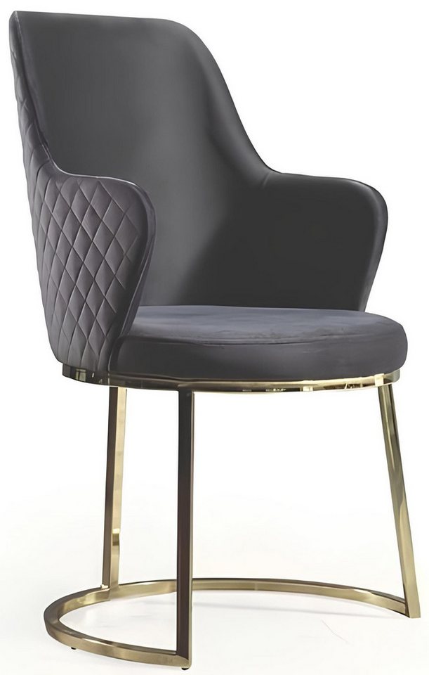 Xlmoebel Loungesessel Stuhl mit zeitgemäßem Design aus Stoff und schwarzer Rückenlehne (Lehnstuhl), Hergestellt in Europa von Xlmoebel