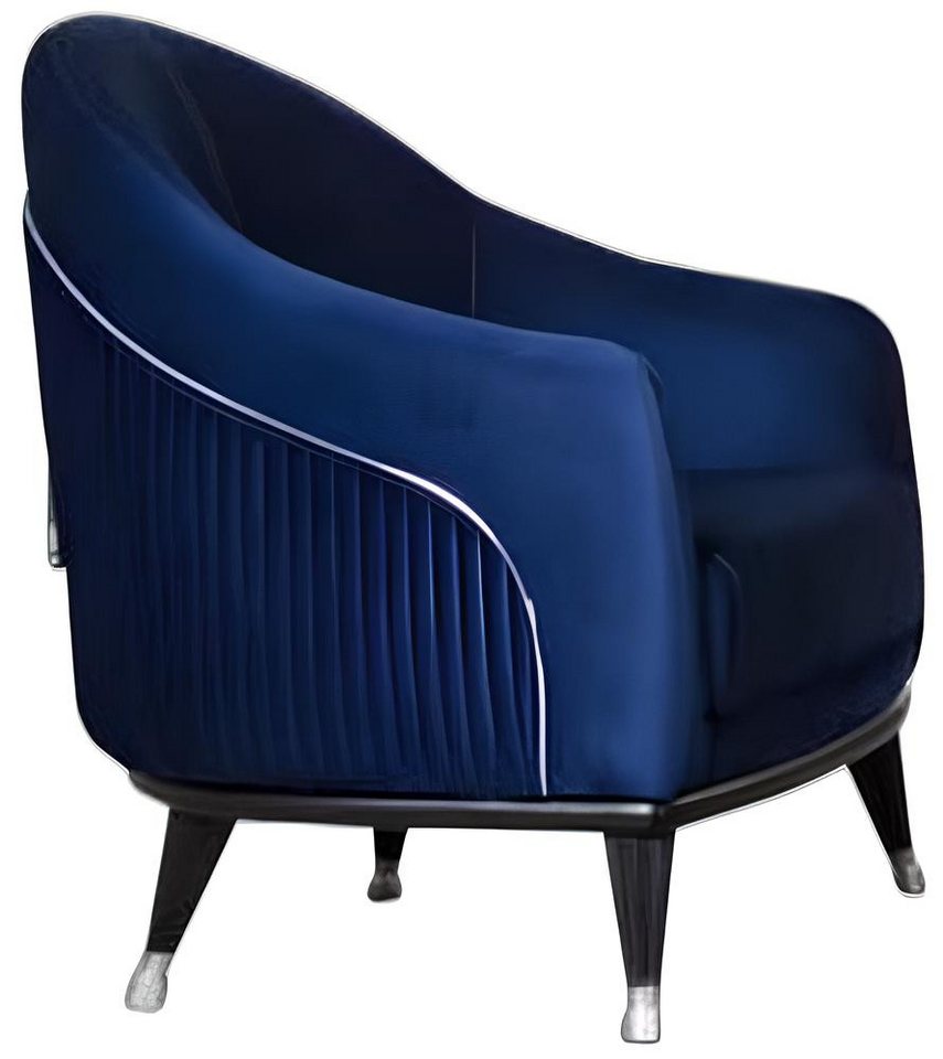 Xlmoebel Loungesessel Textil gepolstertes Design Sessel für das Wohnzimmer Sitzer (1-St., Sessel), Hergestellt in Europa von Xlmoebel