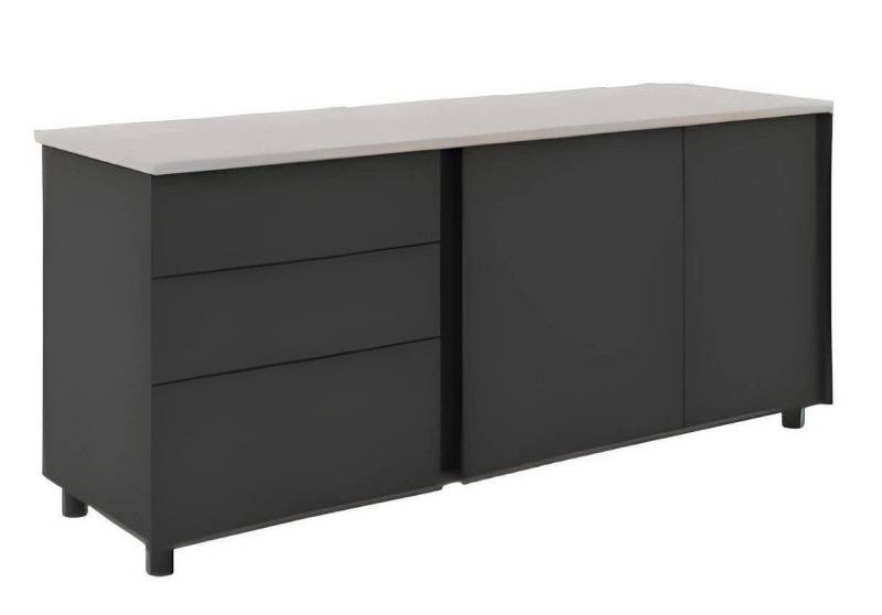 Xlmoebel Sideboard Exklusiver Schreibtisch aus modernem Holz für das Arbeitszimmer (Sideboard), Hergestellt in Europa von Xlmoebel