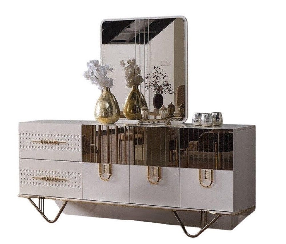 Xlmoebel Sideboard Hochglanz Anrichte Luxusmöbel Holz Kommode Sideboard (1 St., Sideboard), Hergestellt in Europa von Xlmoebel