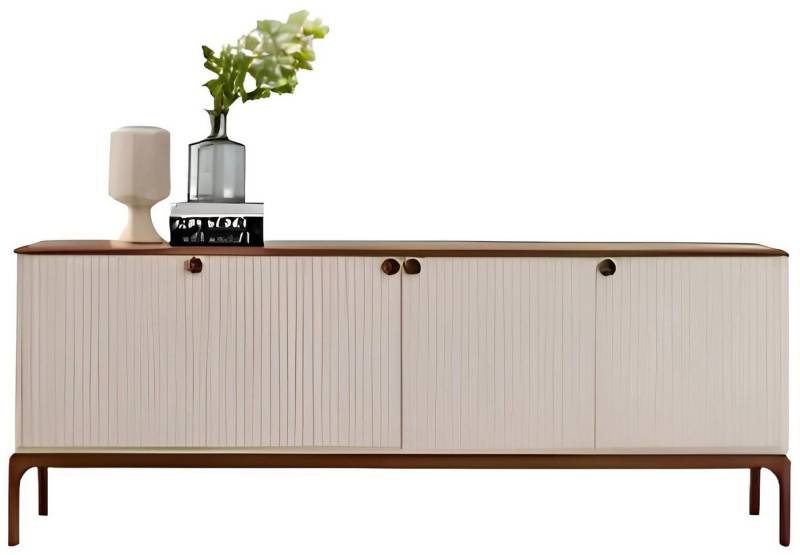 Xlmoebel Sideboard Konsole Deko- Designer-Konsole Weiß Holz (Konsole), Hergestellt in Europa von Xlmoebel
