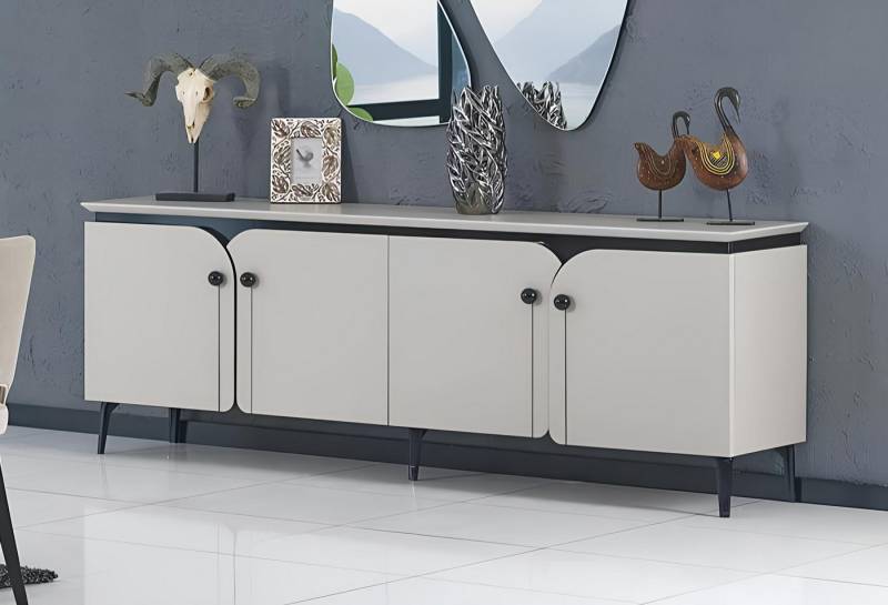Xlmoebel Sideboard Möbelstück mit Ablageflächen, Schubladen und Türen zur Aufbewahrung (Sideboard), Hergestellt in Europa von Xlmoebel