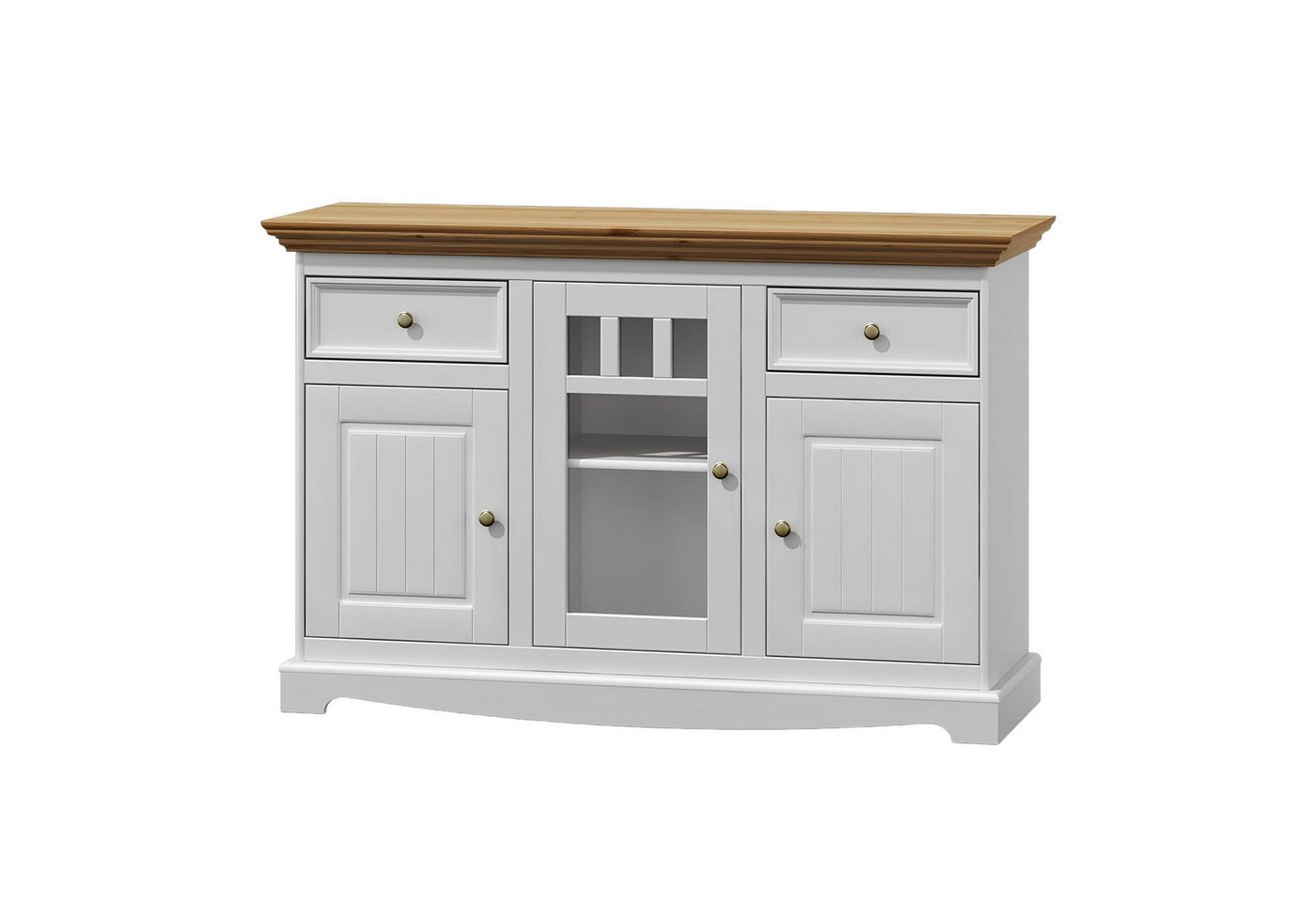 Xlmoebel Kommode Neu Sideboard aus Massivholz Anrichte Kommode Schrank Möbel Echtholz (Anrichte), Hergestellt in Europa von Xlmoebel