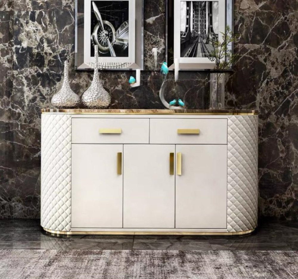 Xlmoebel Kombikommode Neue Kommode mit drei Türen und zwei Schubladen im luxuriösen Stil (Kombikommode), Hergestellt in Europa von Xlmoebel