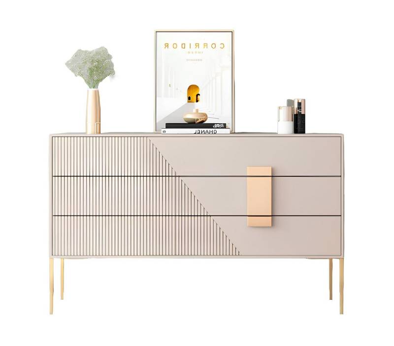 Xlmoebel Sideboard Neue moderne Luxus-Holzkommode in Grau für das Esszimmer - stilvolles (Sideboard), Hergestellt in Europa von Xlmoebel