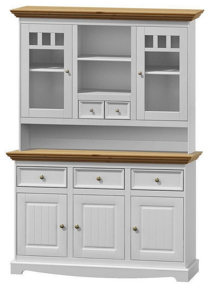 Xlmoebel Buffet Traditionelle Esszimmer-Schrank-Vitrine - Vitrinenmöbel Anrichte (Buffet) Hergestellt in Europa von Xlmoebel