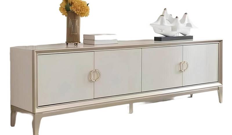 Xlmoebel Sideboard Weißes Design-Sideboard aus Holz - Schrankmöbel - Kommode - Anrichte (Sideboard), Hergestellt in Europa von Xlmoebel