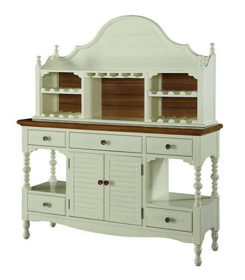 Xlmoebel Anrichte traditionelle Holzkommode im Landhausstil - Möbel Schrank für Anrichte (Anrichte), Hergestellt in Europa von Xlmoebel