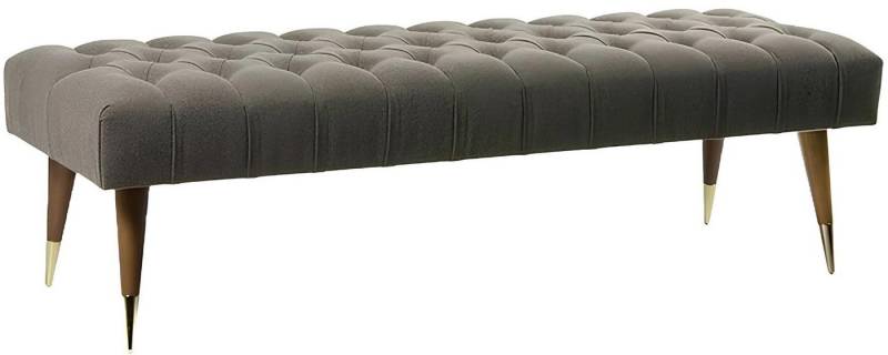 Xlmoebel Sitzbank Graue Sitzbank für Schlafzimmer Einrichtung - Polsterbank (Sitzbank), Hergestellt in Europa von Xlmoebel