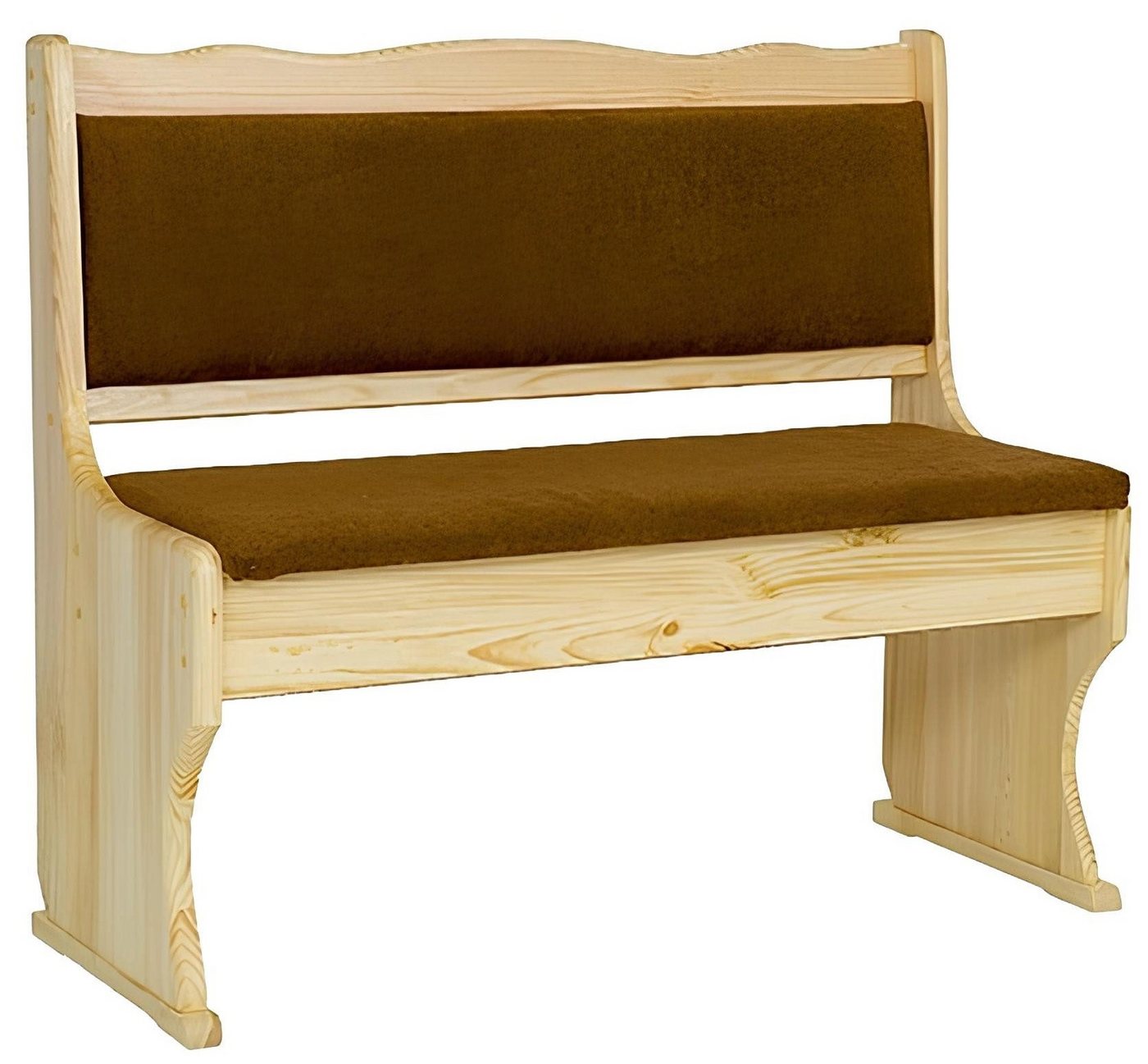 Xlmoebel Sitzbank Küchenbank aus Massivholz, 100cm lang, Naturholz, Neu (Bank), Hergestellt in Europa von Xlmoebel
