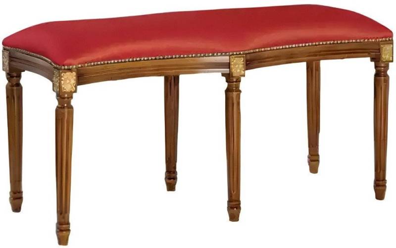 Xlmoebel Sitzbank Luxus Rote Polsterbank für Sitzmöbel in Wohnzimmergestaltung (1-St., Sitzbank), Hergestellt in Italy von Xlmoebel