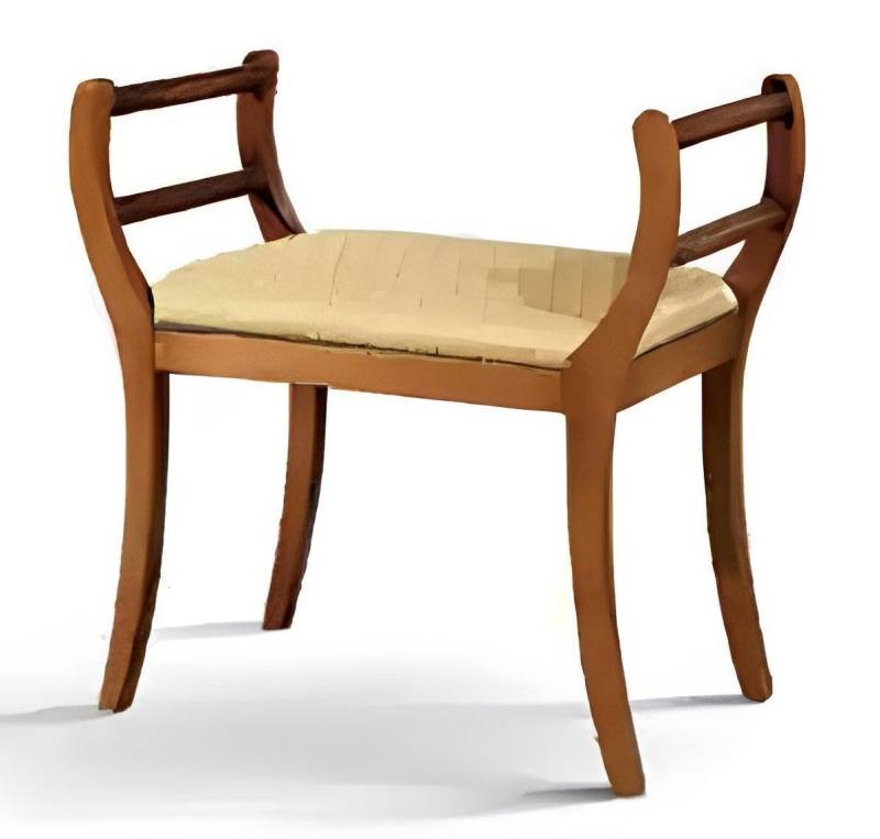 Xlmoebel Sitzbank Neue Sitzbank aus braunem Polstermassivholz im klassischen (1-St., Sitzbank), Hergestellt in Europa von Xlmoebel