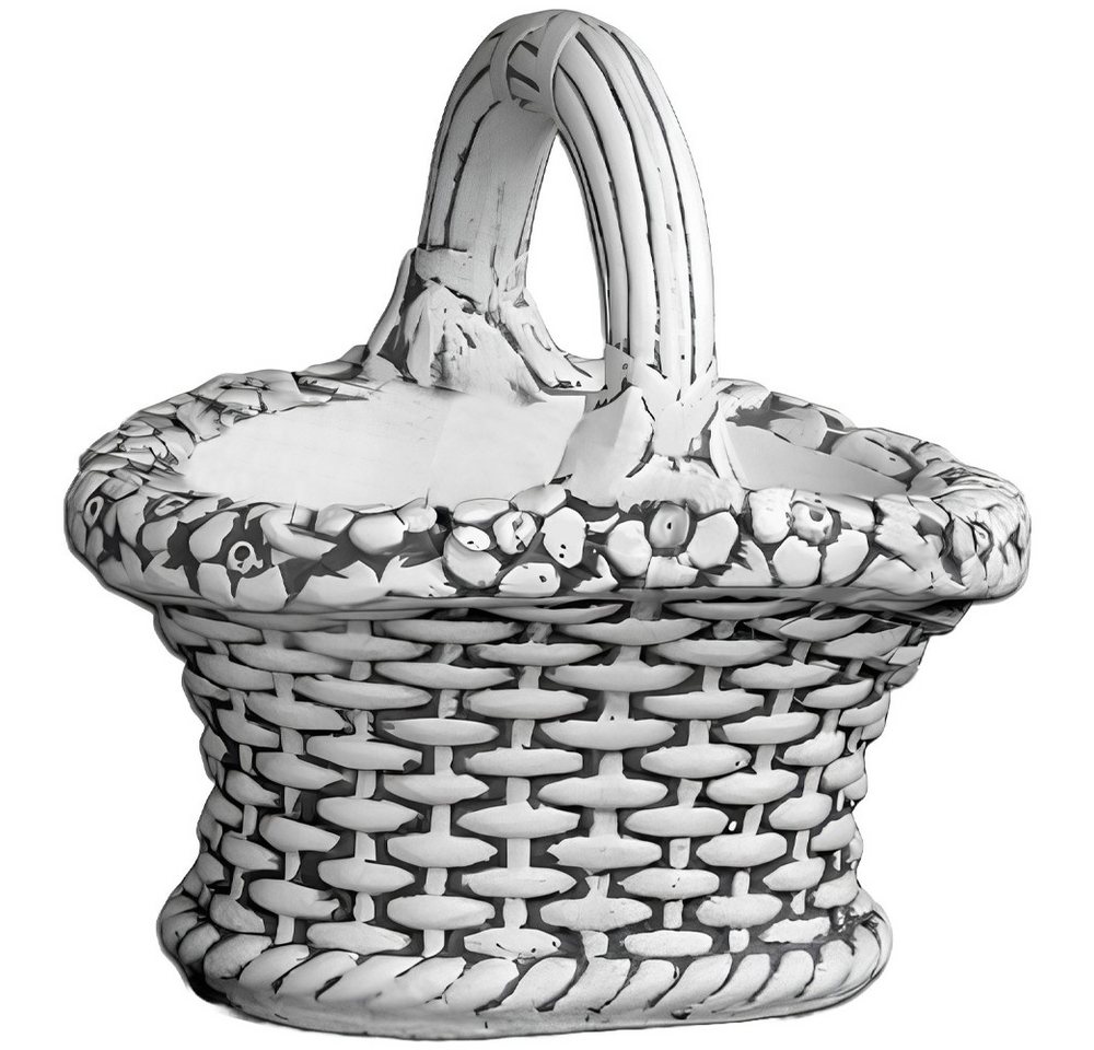 Xlmoebel Skulptur Blumenkübel mit Design Pflanzgefäß in Form einer Gesichts-Skulptur (Skulptur), Hergestellt in Europa von Xlmoebel