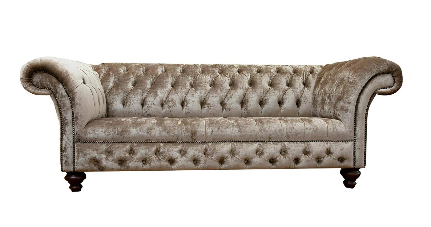 Xlmoebel Chesterfield-Sofa Chesterfield Dreisitzer Sofa in modernem Braun - Kreative Möbel, Hergestellt in Europa von Xlmoebel
