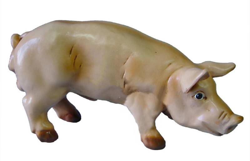 Xlmoebel Skulptur Gestaltungs-Schwein Gartenfigur Skulptur Figuren Skulpturen Dekor c197 (Skulptur), Hergestellt in Europa von Xlmoebel