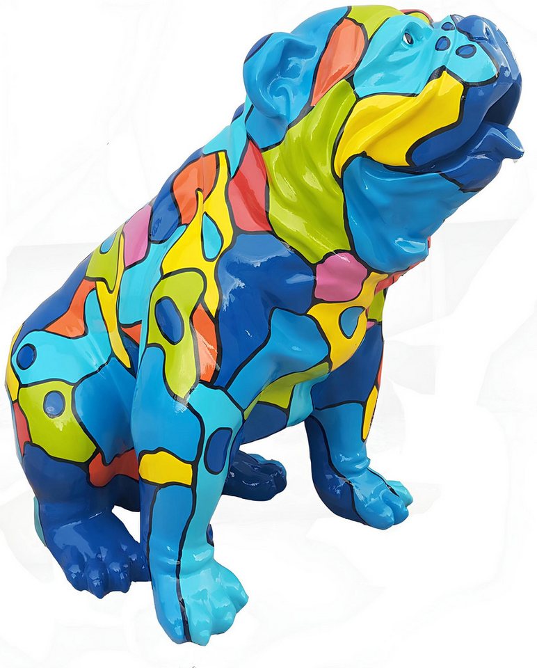 Xlmoebel Tierfigur Moderne Hund Gartenfigur Skulptur - Designer Deko Statue aus Metall (Skulptur A767B-67x70 cm), Hergestellt in Europa von Xlmoebel