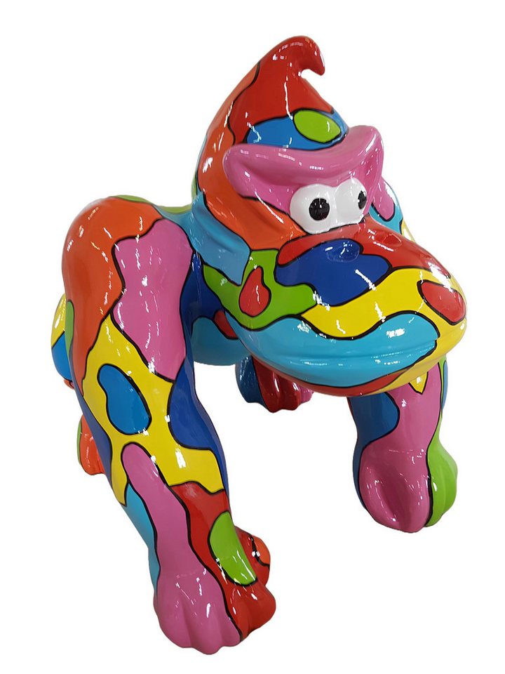 Xlmoebel Gartenfigur Neue Gartenfigur Skulptur in abstrakter Gorilla-Form für die, (Skulptur Gorilla), Hergestellt in Europa von Xlmoebel