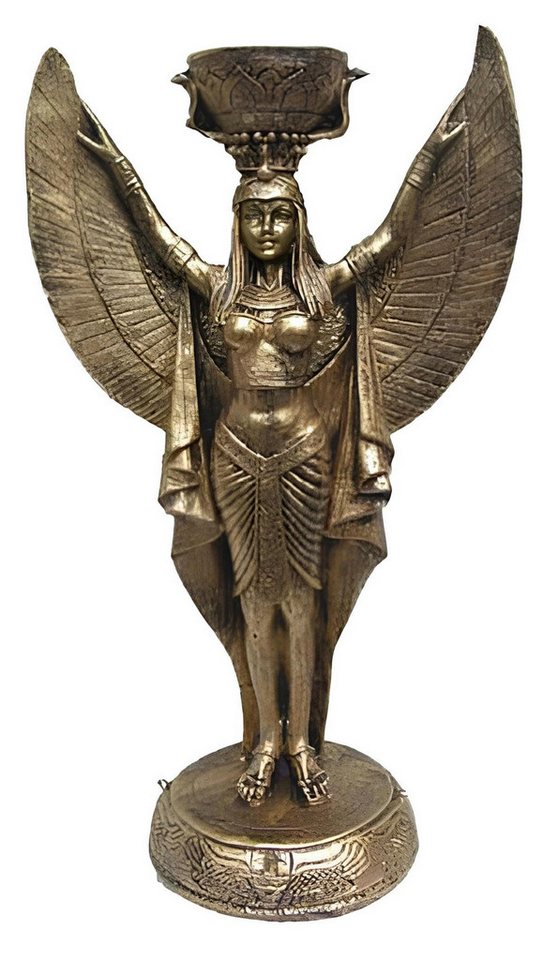 Xlmoebel Stehlampe Neue Statue der ägyptischen Göttin Maat als Standlampe Leuchter, Hergestellt in Europa von Xlmoebel