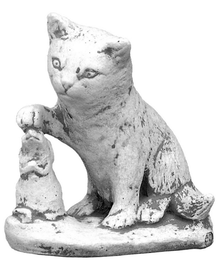 Xlmoebel Gartenfigur Skulptur Figur "Katz & Maus" Garten-Dekorationsstatue, (Artikel 493), Hergestellt in Europa von Xlmoebel
