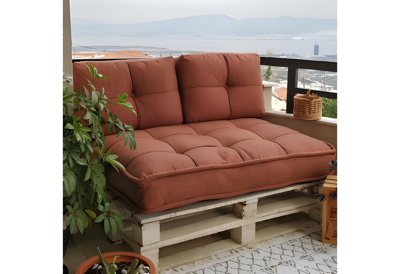 Xlmoebel Sofakissen Modernes Stoffsofa Braun Couch Polstersofa Wohnzimmer Kissen, (Sofakissen), Hergestellt in Europa Xlmoebel Sofakissen Modernes Stoffsofa Braun Couch Polstersofa Wohnzimmer Kissen, (Sofakissen), Hergestellt in Europa von Xlmoebel