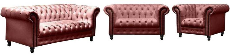 Xlmoebel Polstergarnitur Chesterfield Sofagarnitur 3-2-1 Sitzer Design Wohnzimmer Möbel Couch, (Sofa 3-Sitzer / Sofa 2-Sitzer / Sessel), Hergestellt in Europa Xlmoebel Polstergarnitur Chesterfield Sofagarnitur 3-2-1 Sitzer Design Wohnzimmer Möbel Couch, (Sofa 3-Sitzer / Sofa 2-Sitzer / Sessel), Hergestellt in Europa von Xlmoebel