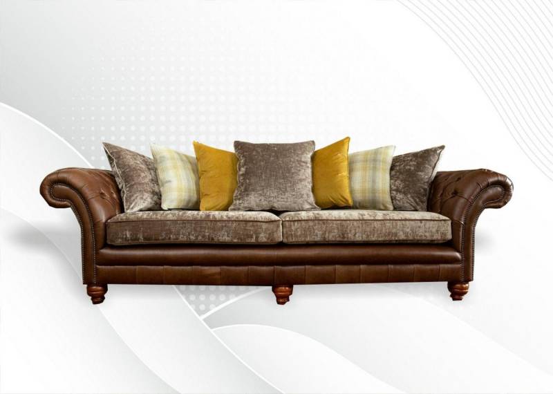 Xlmoebel Big-Sofa Extravagantes Wohnzimmer-Sofa für 4 Personen, komfortable Polstercouch, Hergestellt in Europa Xlmoebel Big-Sofa Extravagantes Wohnzimmer-Sofa für 4 Personen, komfortable Polstercouch, Hergestellt in Europa von Xlmoebel