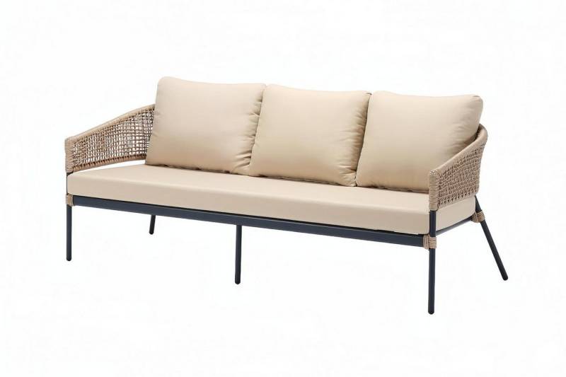 Xlmoebel Gartenlounge-Set Garten Terrasse Rattan-Sofa mit drei Sitzplätzen für Balkon oder, (Sofa 3 Sitzer), Hergestellt in Europa Xlmoebel Gartenlounge-Set Garten Terrasse Rattan-Sofa mit drei Sitzplätzen für Balkon oder, (Sofa 3 Sitzer), Hergestellt in Europa von Xlmoebel