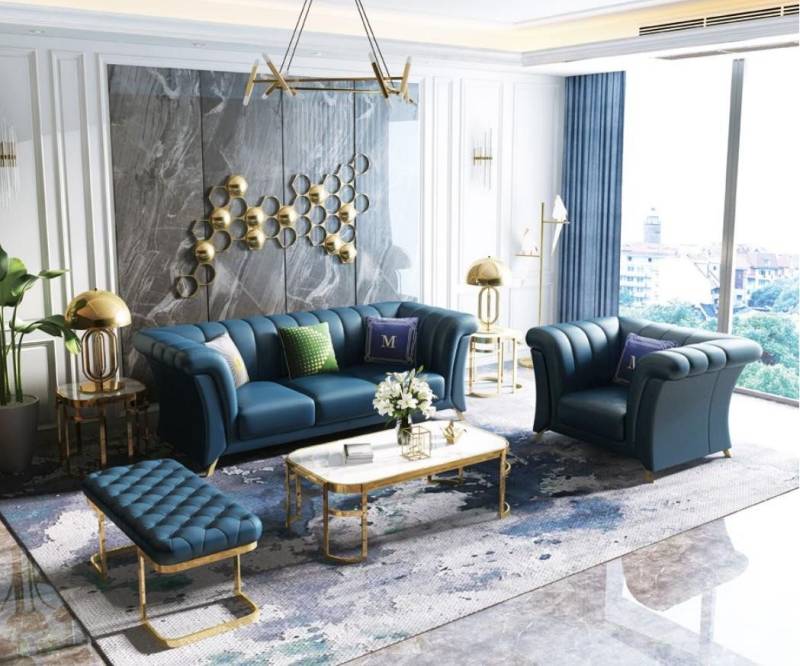 Xlmoebel Sofa Hochwertiges Designer-Sofa mit Polsterung Sofas Couch, Hergestellt in Europa von Xlmoebel